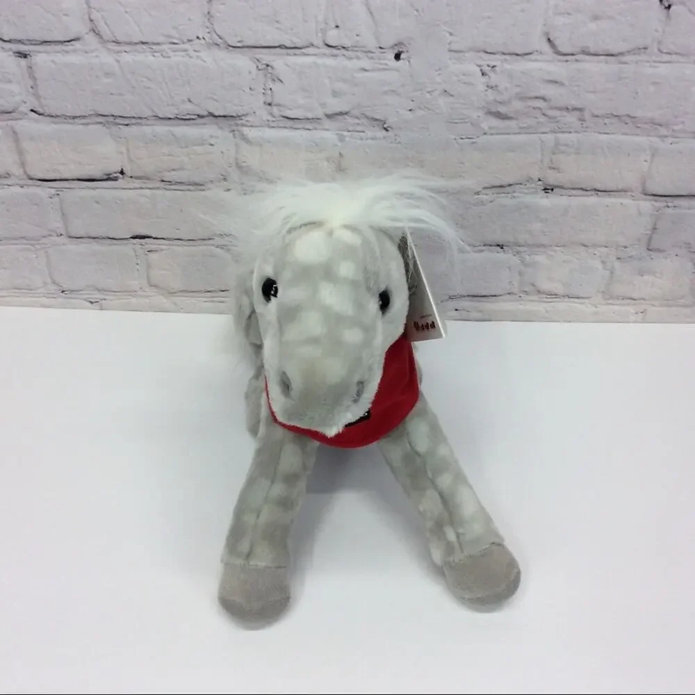 Wells Fargo Legendary 2013 Shamrock Pony Gray Spotted Plush Toy Collectible NWT